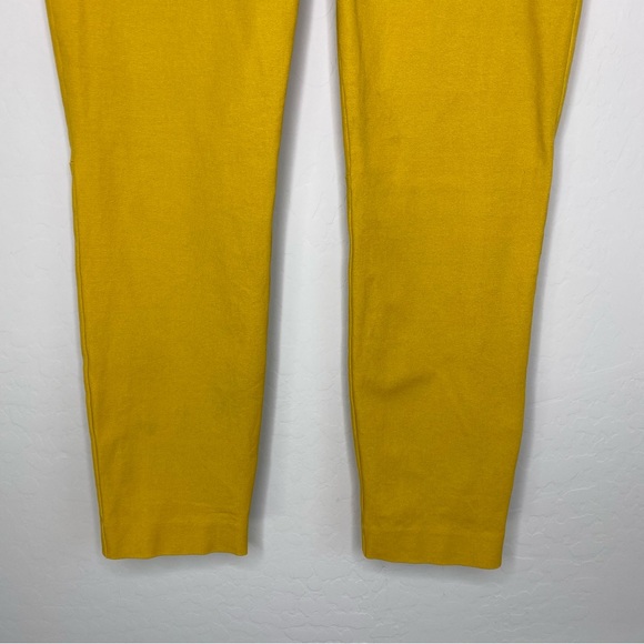 J. Crew Winnie Pant Golden Straw Mustard Yellow Ankle Chino Size 8 - Picture 5 of 13